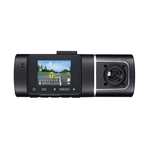 Двухканальный видеорегистратор iBOX Flip GPS Dual